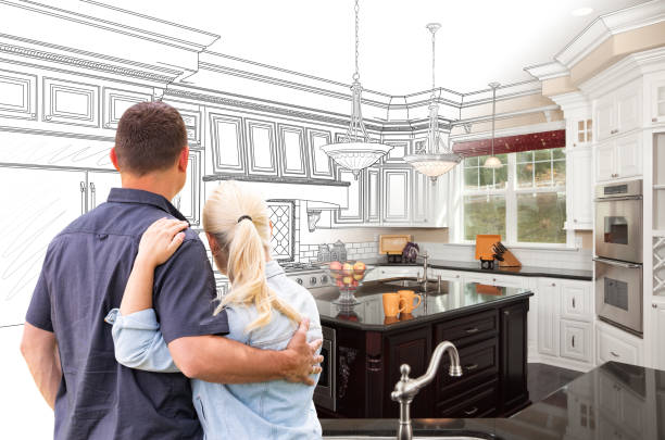 Professional Cabinet Refacing technician working in Fulton, TX